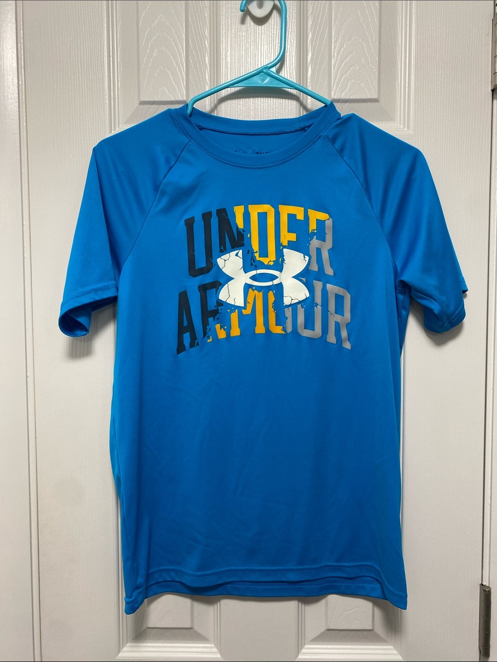 Under Armour Bright Blue Performance Logo Tee